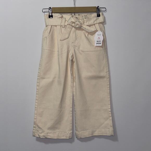 Wonder nation Beige wide leg pants size Medium (7-8) - Picture 1 of 6